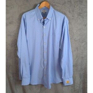 Peter Millar Summer Comfort Button Down "The Presidents Cup" Embroidered Cuff L